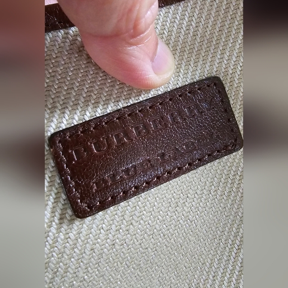 Burberry Blue Label Canvas Shoulder Bag - Picture 8 of 16